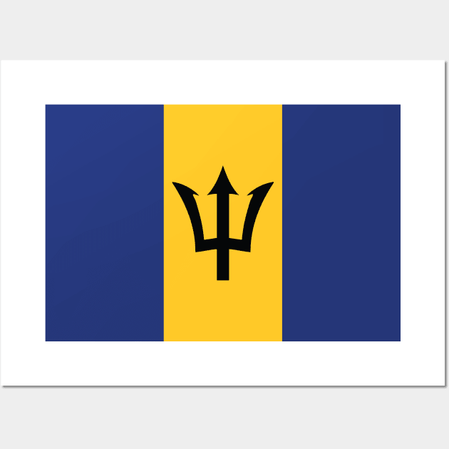 Barbados National Flag Wall Art by IslandConcepts